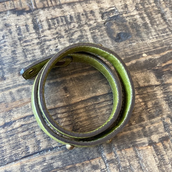 Kristin Kahle double wrap leather bracelet - Picture 3 of 6